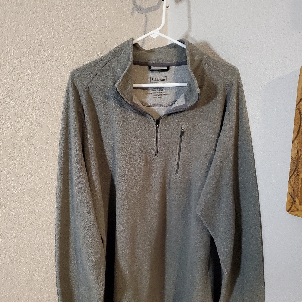 L.L.Bean 1/4 fleece pullover XXL
